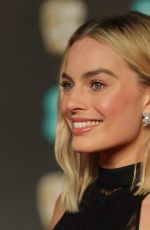 MARGOT ROBBIE at BAFTA Film Awards 2018 in London 02/18/2018