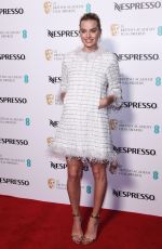 MARGOT ROBBIE at Bafta Nominees Party in London 02/17/2018