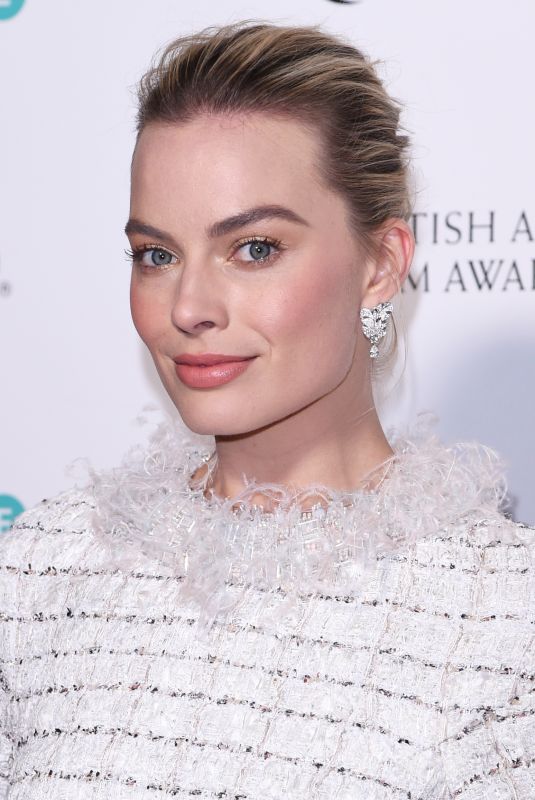MARGOT ROBBIE at Bafta Nominees Party in London 02/17/2018