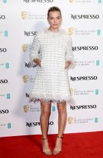 MARGOT ROBBIE at Bafta Nominees Party in London 02/17/2018