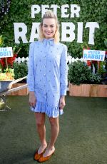 MARGOT ROBBIE at Peter Rabbit Photocall in West Hollywood 02/02/2018