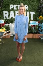MARGOT ROBBIE at Peter Rabbit Photocall in West Hollywood 02/02/2018