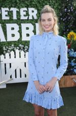 MARGOT ROBBIE at Peter Rabbit Photocall in West Hollywood 02/02/2018