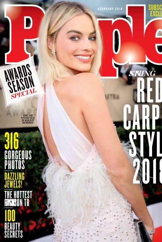 MARGOT ROBBIE in People Magazine, Red Carpet Special February 2018