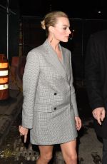 MARGOT ROBBIE Leaves Calvin Klein Fashion Show in New York 02/13/2018