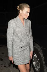 MARGOT ROBBIE Leaves Calvin Klein Fashion Show in New York 02/13/2018