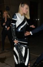 MARGOT ROBBIE Leaves Washington Hotel in London 02/15/2018