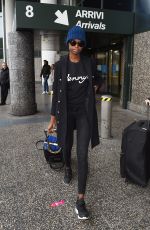 MARIA BORGES Arrives at Malpensa Airport in Milan 02/20/2018