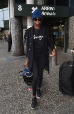 MARIA BORGES Arrives at Malpensa Airport in Milan 02/20/2018
