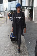 MARIA BORGES Arrives at Malpensa Airport in Milan 02/20/2018