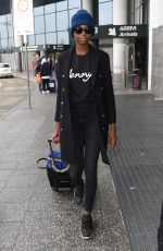 MARIA BORGES Arrives at Malpensa Airport in Milan 02/20/2018