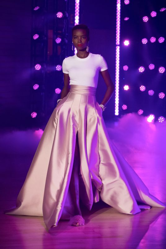 MARIA BORGES at Brandon Maxwell Runway Show at New York Fashion Week 02/11/2018