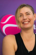 MARIA SHARAPOVA at 2018 Qatar Total Open WTA Tennis Tournament Press Conference in Doha 02/10/2018