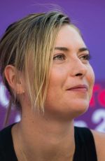 MARIA SHARAPOVA at 2018 Qatar Total Open WTA Tennis Tournament Press Conference in Doha 02/10/2018
