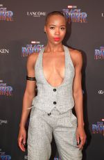 MARIJA ABNEY at Black Panther Welcome to Wakanda NYFW Showcase in New York 02/12/2018