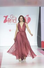 MARISA TOMEI in Gown by Galia Lahav at Red Dress 2018 Collection Fashion Show in New York 02/08/2018