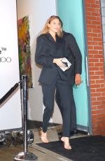 MARTHA HUNT Leaves Jimmy Choo + Off-white Event in New York 02/11/2018