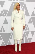 MARY J. BLIGE at 90th Annual Oscars Nominees Luncheon in Beverly Hills 02/05/2018