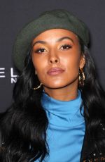 MAYA JAMA at Maybelline New York x V Magazine Fashion Week Party in New York 02/11/2018
