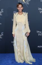 MEAGAN GOOD at A Wrinkle in Time Premiere in Los Angeles 02/26/2018