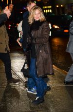 MEG RYAN Out and About in New York 02/01/2018