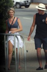 MEGAN MARX and Jake Ellis Out in Perth 02/03/2018