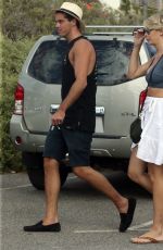 MEGAN MARX and Jake Ellis Out in Perth 02/03/2018