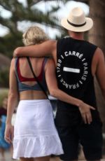 MEGAN MARX and Jake Ellis Out in Perth 02/03/2018