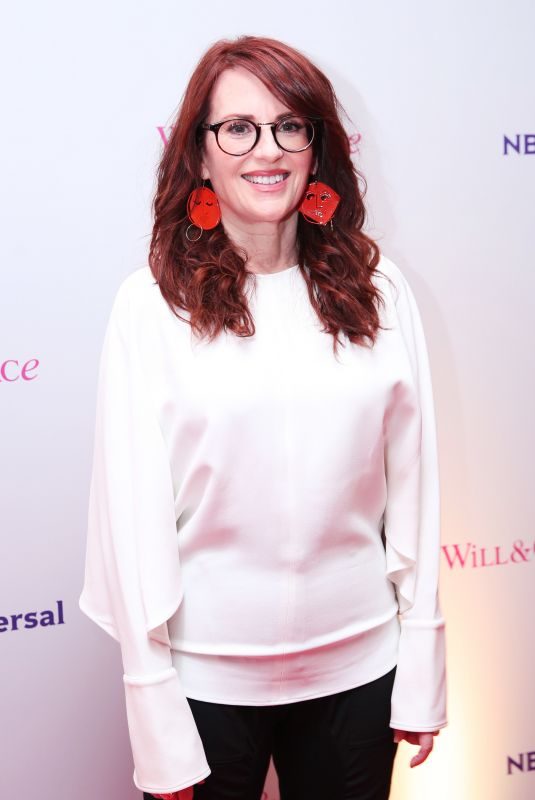 MEGAN MULLALLY at Will and Grace UK Tour Photocall in London 02/08/2018