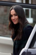 MEGHAN MARKLE on Visit in Edinburgh 02/13/2018