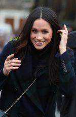 MEGHAN MARKLE on Visit in Edinburgh 02/13/2018