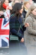 MEGHAN MARKLE on Visit in Edinburgh 02/13/2018