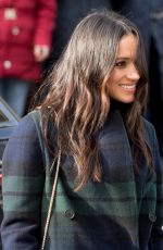MEGHAN MARKLE on Visit in Edinburgh 02/13/2018