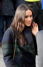 MEGHAN MARKLE on Visit in Edinburgh 02/13/2018