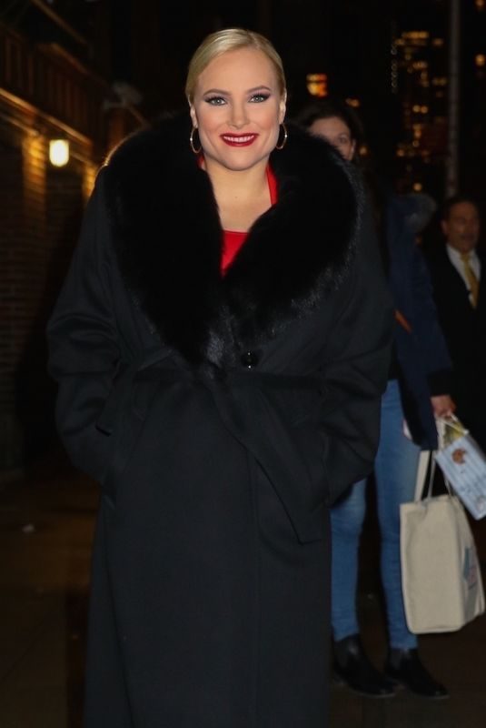 MEGHAN MCCAIN Leaves Late Show with Stephen Colbert in New York 02/01/2018