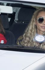 MELANIE BROWN Arrives at Spice Girls Re-union Talks in London 02/02/2018