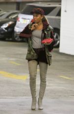 MELANIE BROWN at LAX Airpot in Los Angeles 02/03/2018