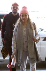 MELANIE BROWN at Los Angeles International Airport 02/01/2018