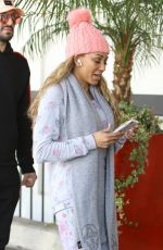 MELANIE BROWN at Los Angeles International Airport 02/01/2018