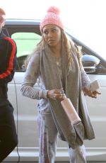 MELANIE BROWN at Los Angeles International Airport 02/01/2018