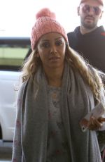 MELANIE BROWN at Los Angeles International Airport 02/01/2018