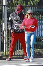 MELANIE BROWN Out and About in Los Angeles 02/07/2018