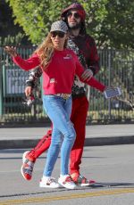 MELANIE BROWN Out and About in Los Angeles 02/07/2018