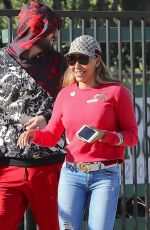 MELANIE BROWN Out and About in Los Angeles 02/07/2018