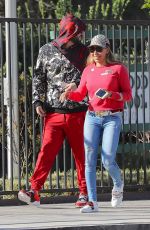 MELANIE BROWN Out and About in Los Angeles 02/07/2018