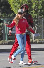MELANIE BROWN Out and About in Los Angeles 02/07/2018