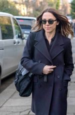 MELANIE CHISHOLM Arrives at Geri Halliwell’s Home in London for Spice Girls Reunion 02/02/2018