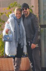 MICHELLE HUNZIKER and Pierfrancesco Favino Arrives at Rehearsals in Sanremo 02/03/2018