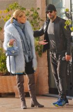 MICHELLE HUNZIKER and Pierfrancesco Favino Arrives at Rehearsals in Sanremo 02/03/2018