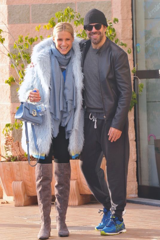 MICHELLE HUNZIKER and Pierfrancesco Favino Arrives at Rehearsals in Sanremo 02/03/2018